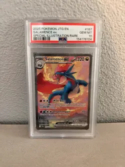 Pokemon TCG Salamence EX Journey Together Special Illustration Rare Card 187/159 - Image 1
