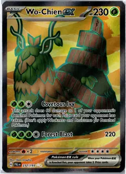Pokemon Card - Wo-Chien ex 232/193 Paldea Evolved Ultra Rare Near Mint - Image 1