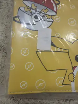 Waterproof Pikachu Pokemon Card Binder Wrist Strap Zipper Close 400 Cards NEW - Image 3
