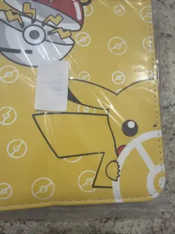 Waterproof Pikachu Pokemon Card Binder Wrist Strap Zipper Close 400 Cards NEW - Image 4