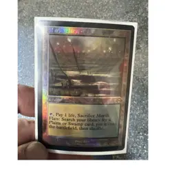 Wizards of the Coast Marsh Flats Foil Land Card Magic: The Gathering English - Image 1