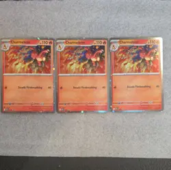 Charmeleon MEP 079 Holo 3 Card Lot Pokemon English Standard Fire - Image 1