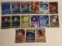 Illustration Rare Lot 13 Cards Snorlax Victini Pipulp Vulpix - Image 1