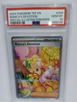 Pokemon Card Graded 10 PSA Bianca's Devotion Special Illustration Rare - Image 1