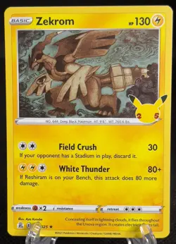 Pokemon Cards: 25th Anniversary Celebrations You Pick All come w top loader - Image 4