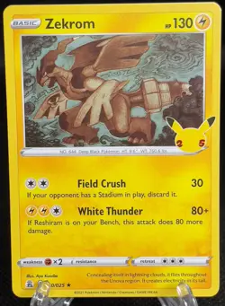 Pokemon Cards: 25th Anniversary Celebrations You Pick All come w top loader - Image 5