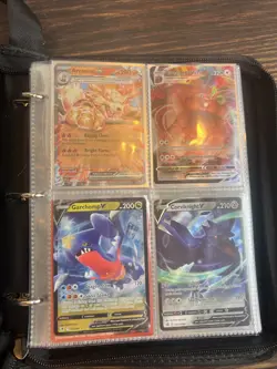 Pokemon Binder with 8 cards & 55 Holders T-100 - Image 3