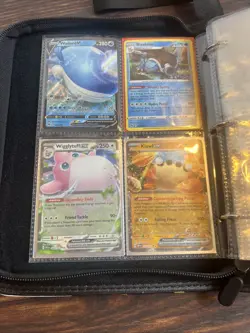 Pokemon Binder with 8 cards & 55 Holders T-100 - Image 4