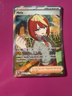 Mela 140/131 Full Art NM/M Prismatic Evolutions Pokemon Card - Image 1