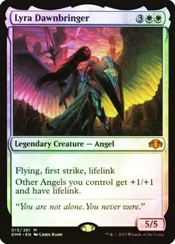 MTG FOIL Lyra Dawnbringer - Dominaria Remastered #013 - Image 1