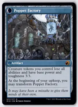 Poppet Stitcher MID 71 Magic: The Gathering Mythic NM - Image 2