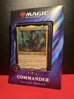 MTG Commander 2019 Faceless Menace Deck SEALED | Kadena Slinking Sorcerer | - Image 1