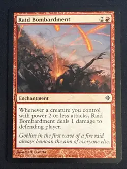 1x Raid Bombardment (161) Rise of the Eldrazi LP MTG Magic the Gathering x1 MKE - Image 1