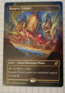 Raugrin Triome (Showcase) R Ikoria: Lair of Behemoths 311 IKO MTG Land - Image 1