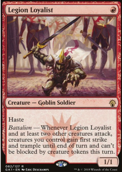 MTG Magic the Gathering Legion Loyalist (82/147) Guild Kit GRN LP - Image 1