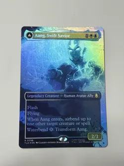 Aang, Swift Savior Foil MTG Avatar The Last Airbender Universes Beyond Rare #029 - Image 1