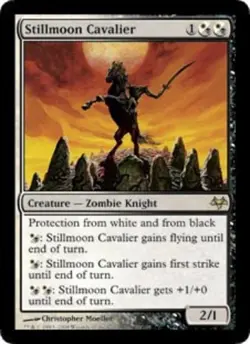 1x Stillmoon Cavalier - Foil Heavy Play MTG Magic - Kid Icarus - - Image 1