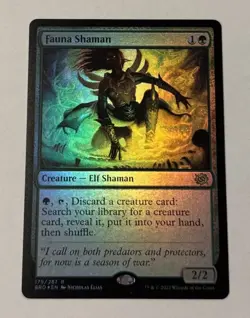 MTG Fauna Shaman - The Brothers' War FOIL LP - Image 1