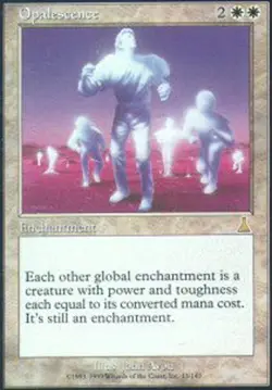 [1x] Opalescence Heavy Play, English Urza's Destiny MTG Magic - Image 1