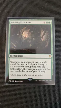 MTG Lurking Predators - Commander 2016 #156 NM - Image 1