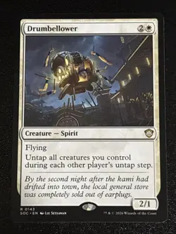 MTG Commander: Secrets of Strixhaven Drumbellower 0143 NM Rare - Image 1