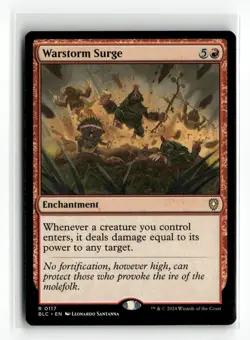 Warstorm Surge Bloomburrow NM Rare #815 MTG Magic - Image 1