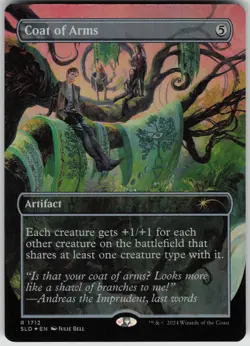 MTG Coat of Arms Rainbow Foil NM Secret Lair Drop Series Magic 1712 - Image 1