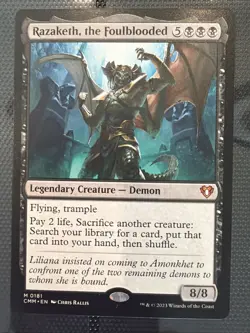Razaketh, the Foulblooded Commander Masters Regular - Image 1