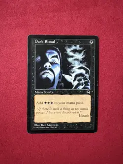 Dark Ritual - Tempest Vintage Magic The Gathering MTG Classic - Image 1