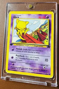 Pokemon TCG Abra 1st Edition - 49/82 - Team Rocket - Common - WOTC (2000) - Image 4