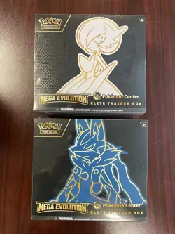 3 Pokemon Center ETBs Destined Rivals Mega Evo - Image 2