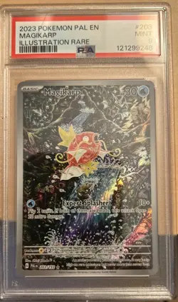 2023 POKEMON - MAGIKARP - PALDEA EVOLVED ILLUSTRATION RARE #203 PSA 9 PAL-EN - Image 1