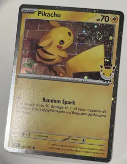 Pikachu (Pokemon Day 2026) - Miscellaneous Cards & Products-Tail Swirl 🌀 NM - Image 1