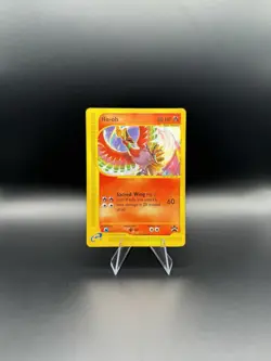 Pokemon TCG Ho-Oh WotC Promo 52/53 Holo 80 HP Sacred Wing (60) 2002 LP+/NM - Image 1