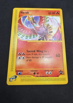 Pokemon TCG Ho-Oh WotC Promo 52/53 Holo 80 HP Sacred Wing (60) 2002 LP+/NM - Image 3