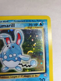 Pokemon Neo Genesis Azumarill 2/111 Unlimited Holo LP-NM WOTC - Image 4