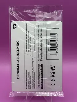 Pokemon TCG Delphox 013/086 Chaos Rising Best Buy Promo Sealed NM - Image 2