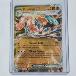 Pokemon Greninja ex 106/167 SV06 Twilight Masquerade Double Rare Holo 310 HP EN - Image 1