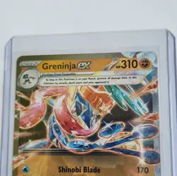 Pokemon Greninja ex 106/167 SV06 Twilight Masquerade Double Rare Holo 310 HP EN - Image 2