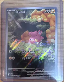 The Pokemon Company Pawmi 226/091 SV: Paldean Fates IR Holo EN 2024 TCG - Image 1