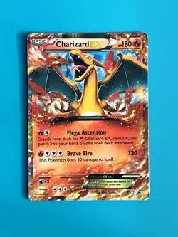 Pokemon TCG Charizard-EX XY Black Star Promos XY17 Holo Promo - Image 1