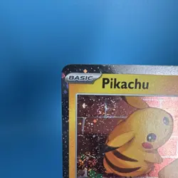 Double swirl 💫 Pokemon Pikachu 051/162 Pokemon Day 2024 Holo Stamped - Image 5