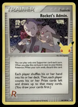 Rocket's Admin. Celebrations: Classic Collection 86/109 Holo Pokemon NM - Image 1