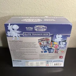 Pokemon TCG Sword & Shield Chilling Reign Elite Trainer Box Sealed New FREE SHIP 820650808630 - Image 2
