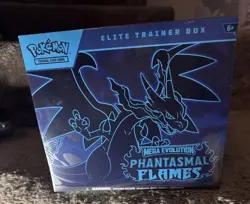Pokemon Mega Evolution Phantasmal Flames ETB Elite Trainer PERFECT CONDITION BOX - Image 1