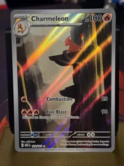 Pokemon TCG Scarlet & Violet 151 Charmeleon 169/165 Illustration Rare - Image 1