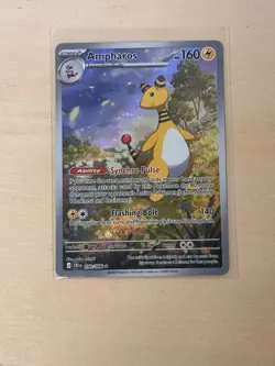 Ampharos 090/086 IR Pokemon TCG: Chaos Rising English NM PSA 10 CONTENDER - Image 1