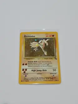 Pokemon TCG Hitmonlee 7/62 Fossil Holo LP - Image 1