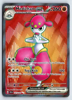 MEDICHAM EX 161 STELLAR CROWN POKEMON LP - Image 1