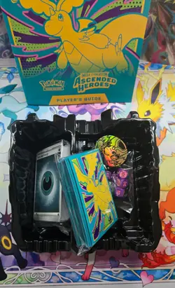 2 Ascended Heroes Pokemon Center ETB Empty Box, plus sleeves (no promo no packs) - Image 2